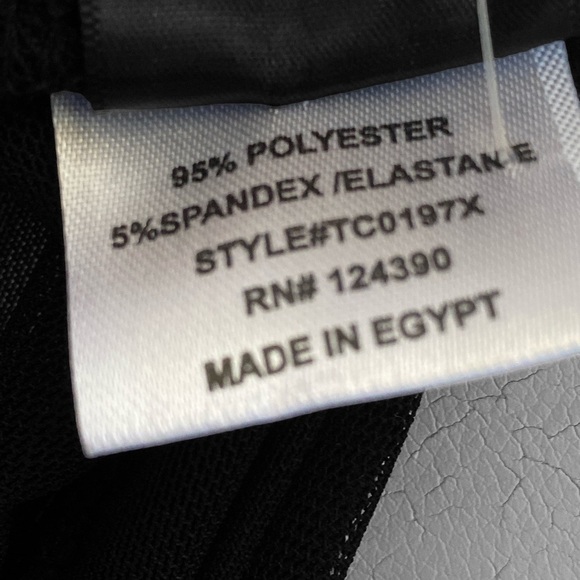 Scarlet Sheer Black Wide Leg Flare Pull On Lounge Pants,Beach,Swim Coverup Siz… - Picture 6 of 8